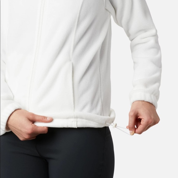 Women’s White Medium M Benton Springs™ Full Zip Fleece Jacket (unworn w/o tag) - Picture 6 of 9